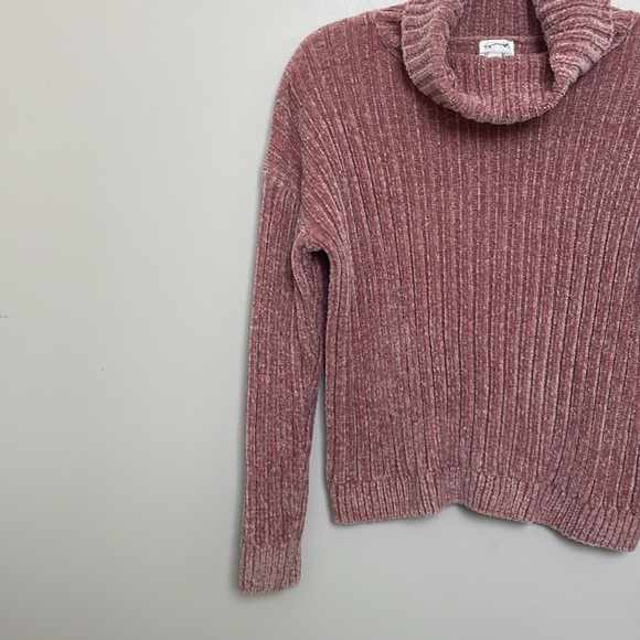 Hippie Rose Cowl Neck Sweater Pink Size S - Picture 3 of 6